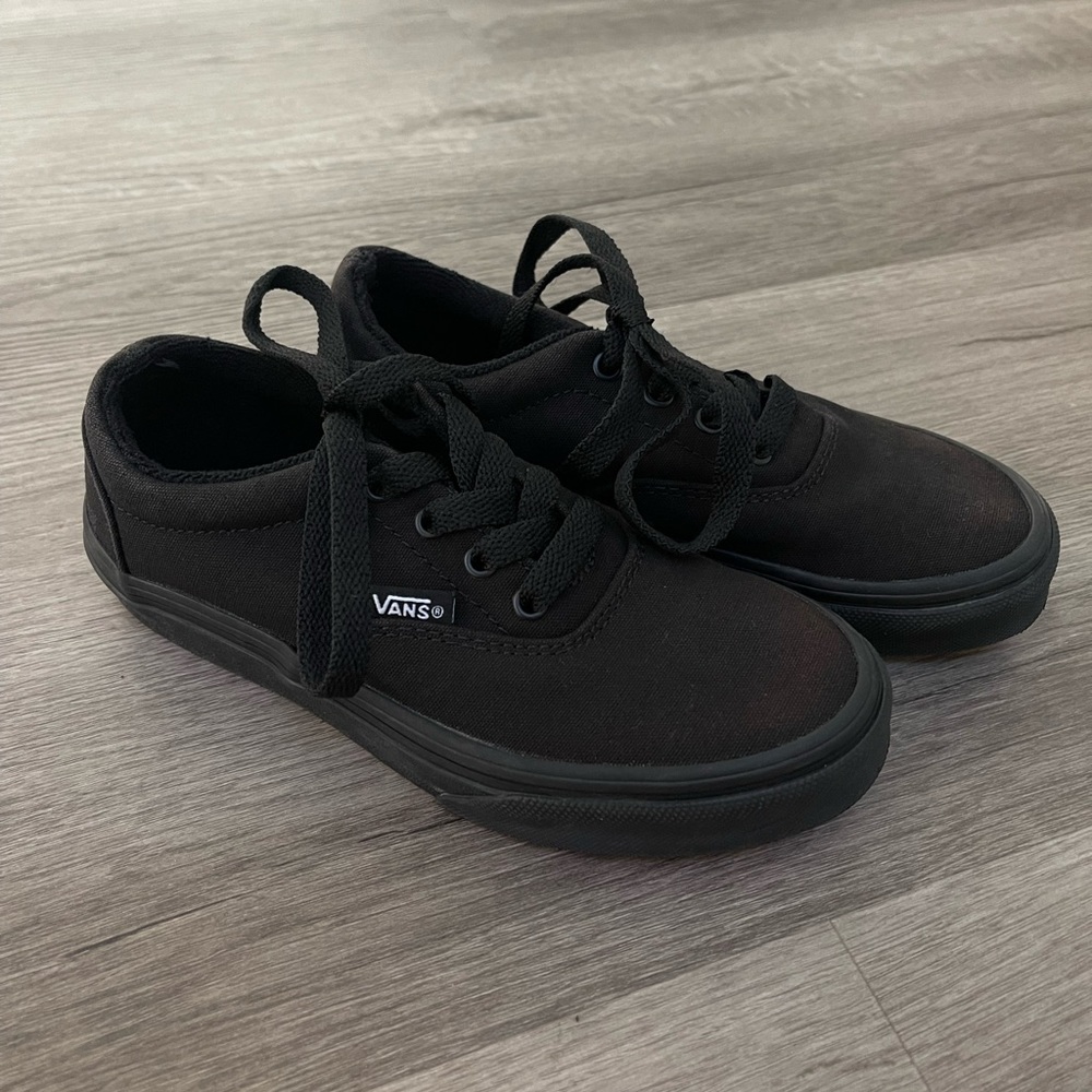 Kids Black Vans